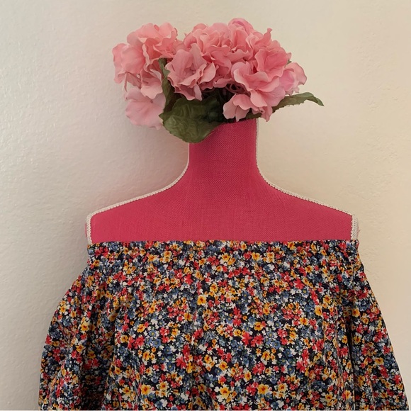 Women’s Old Navy XXL Floral Blouse with Puff Sleeves - Picture 7 of 7